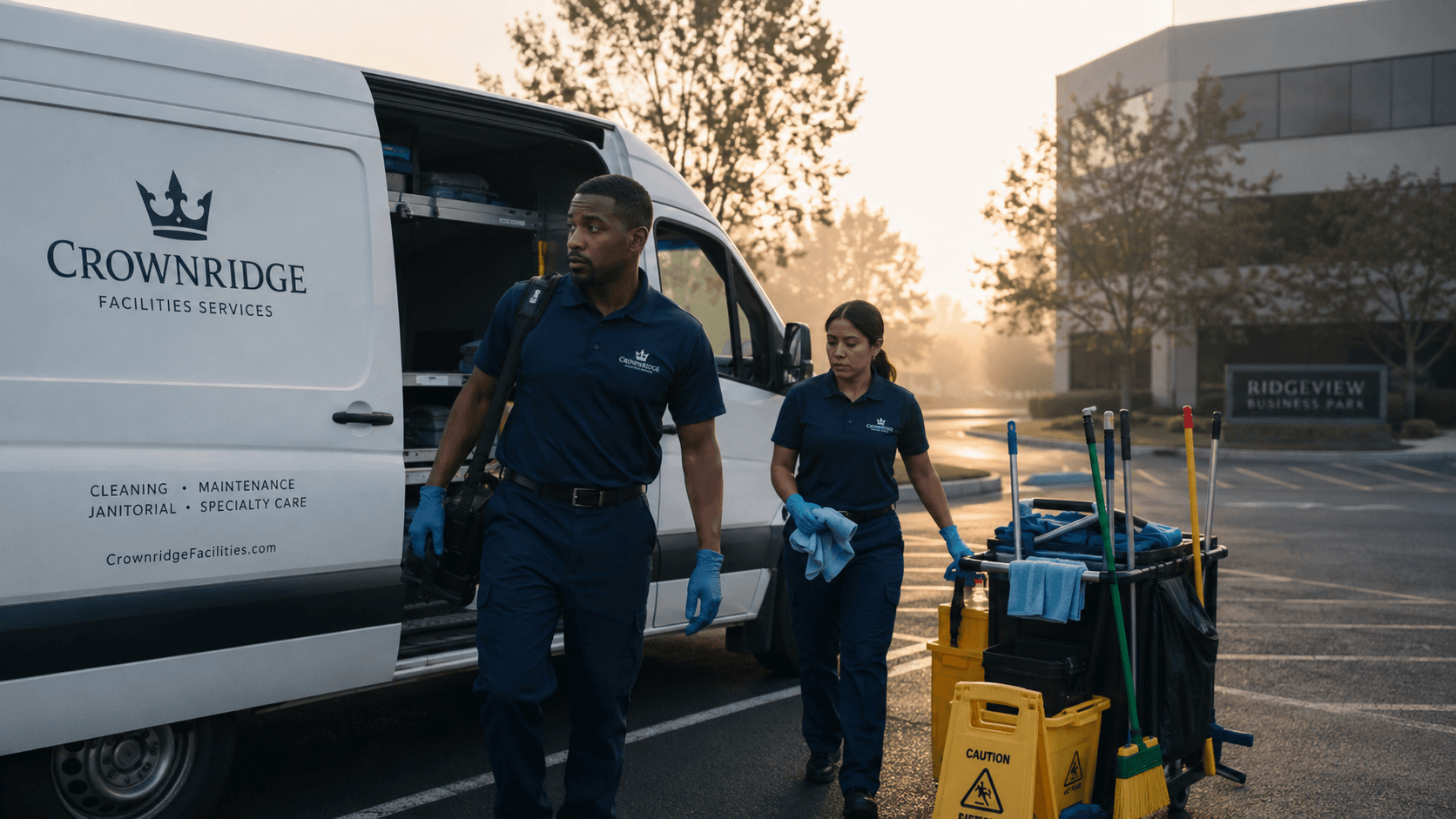 Crown Ridge Facility Services estate driveway maintenance